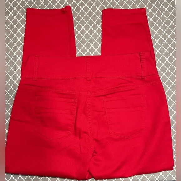 NWOT — d.jeans Cherry Red Pants - Picture 3 of 3
